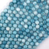 Blue Larimar Quartz Round Beads Gemstone 15