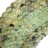 Natural Green Prehnite Round Beads Gemstone 15.5