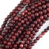Red Fire Agate Round Beads Gemstone 15