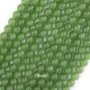 Canadian Light Green Jade Round Beads Gemstone 15