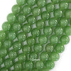 Canadian Light Green Jade Round Beads Gemstone 15
