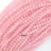 Pink Rose Quartz Round Beads Gemstone 15