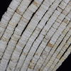 White Turquoise Heishi Disc Beads Gemstone 15.5