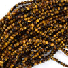 AA Natural Tiger Eye Round Beads Gemstone 15
