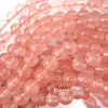 Cherry Quartz Round Beads Gemstone 15