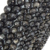 Natural Faceted Labradorite Larvikite Round Beads 14.5