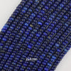 Blue Lapis Lazuli Rondelle Button Beads Gemstone 15
