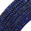 Blue Lapis Lazuli Rondelle Button Beads Gemstone 15