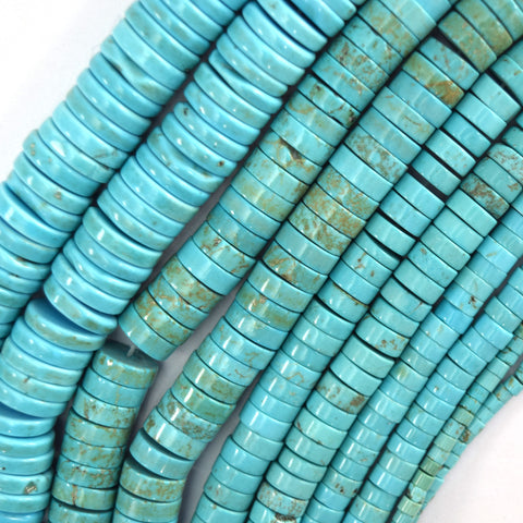 Matte White Turquoise Round Beads Gemstone 15.5" Strand 4mm 6mm 8mm 10mm 12mm