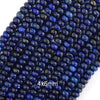 Blue Lapis Lazuli Rondelle Button Beads Gemstone 15