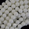White Jade Round Beads Gemstone 15