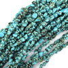 Blue Turquoise Pebble Nugget Beads 15
