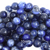 Natural Blue Sodalite Round Beads Gemstone 15