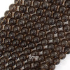 Natural Brown Smoky Quartz Round Beads Gemstone 15