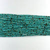 Faceted Green Turquoise Round Beads 15.5