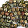 Natural Rainforest Green Rhyolite Jasper Round Beads 15