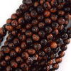 Red Tiger Eye Round Beads Gemstone 15