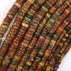 Natural Multicolor Picasso Jasper Heishi Disc Beads 15