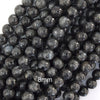 Natural Gray Labradorite Larvikite Round Beads 15