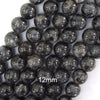 Natural Gray Labradorite Larvikite Round Beads 15