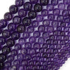 Natural Purple Amethyst Round Beads Gemstone 15