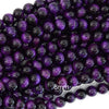 AA Purple Tiger Eye Round Beads Gemstone 15
