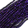 AA Purple Tiger Eye Round Beads Gemstone 15