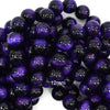 AA Purple Tiger Eye Round Beads Gemstone 15