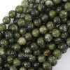 Natural Green Taiwan Jade Round Beads Gemstone 15
