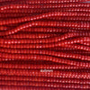 Red Coral Heishi Disc Beads Gemstone 15.5
