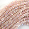 5x8mm Mystic Titanium Faceted Gemstone Rondelle Button Beads 15