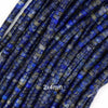 Natural Blue Lapis Lazuli Heishi Disc Beads Gemstone 15