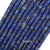 Natural Blue Lapis Lazuli Heishi Disc Beads Gemstone 15
