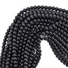 AA Natural Black Tourmaline Round Beads Gemstone 15