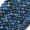 AA Blue Kyanite Round Beads Gemstone 15.5