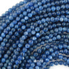 AA Blue Kyanite Round Beads Gemstone 15.5