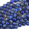 Natural Blue Lapis Lazuli Round Beads 15