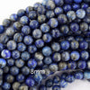 Natural Blue Lapis Lazuli Round Beads 15