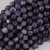 Natural Purple Amethyst Round Beads Gemstone 15