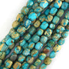 5x7mm Sea Sediment Jasper Pebble Nugget Beads 15