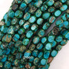 5x7mm Sea Sediment Jasper Pebble Nugget Beads 15