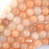Natural Peach Aventurine Round Beads Gemstone 15