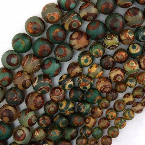 Mystic Titanium Faceted Indian Agate Round Beads 15" Strand 6mm 8mm 10mm
