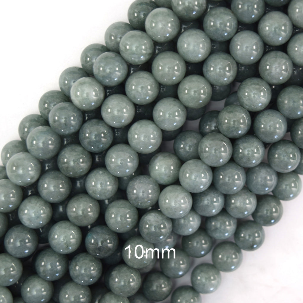 Burma Colored Jade Round Beads Gemstone 15" Strand Burmese 4mm 6mm 8mm 10mm 12mm