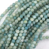 Natural Blue Amazonite Round Beads Gemstone 15