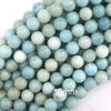 Natural Blue Amazonite Round Beads Gemstone 15