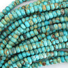 Light Blue Sea Sediment Jasper Rondelle Beads 15.5