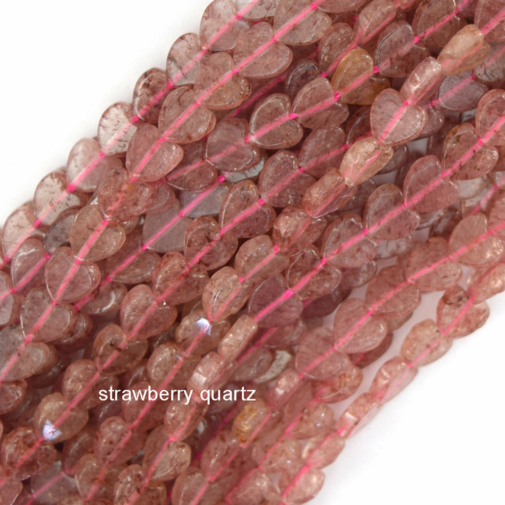 6mm Natural Various Gemstones Heart Beads 15" Strand Amethyst Amazonite Sodalite