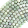 Natural Burma jadeite Jade Round Beads 15.5