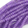 5x8mm Colored Jade Rondelle Button Beads 15